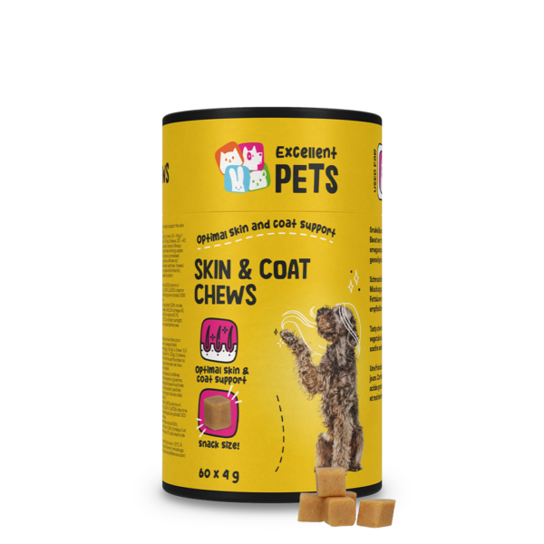 snacks para pele e pelo para cães Excellent Pets