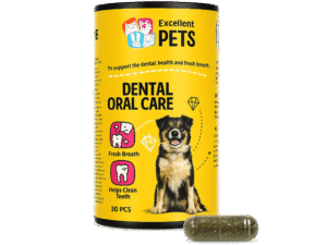 Excellent Pets Dental Oral Care para Cães – Saúde Oral Completa (60 Cápsulas)